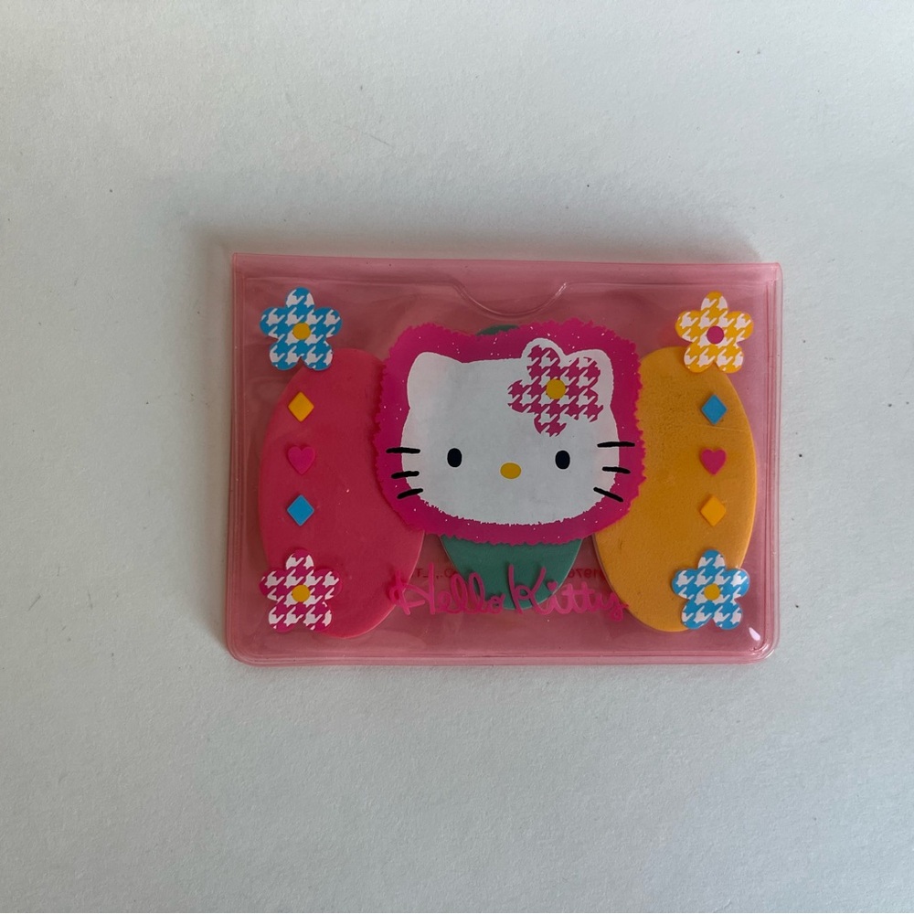 •Vintage 1997 Hello Kitty Mini Nail Files Set With Case•
